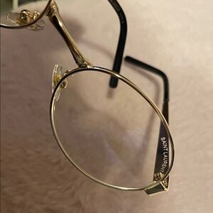 Saint Laurent Gold Sunglasses